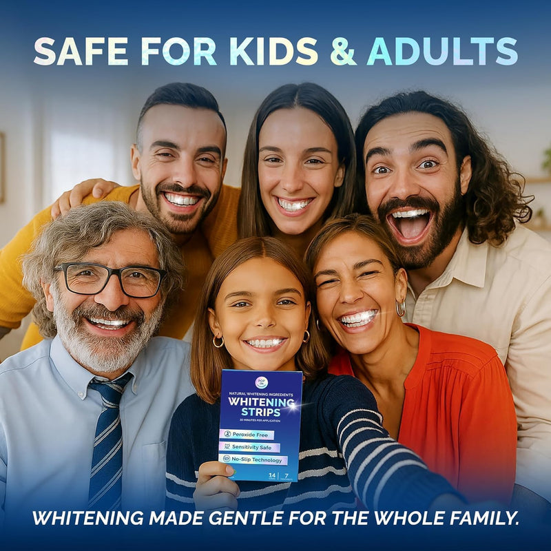 Pop On Teeth Whitening Strips for Sensitive Teeth and Gums